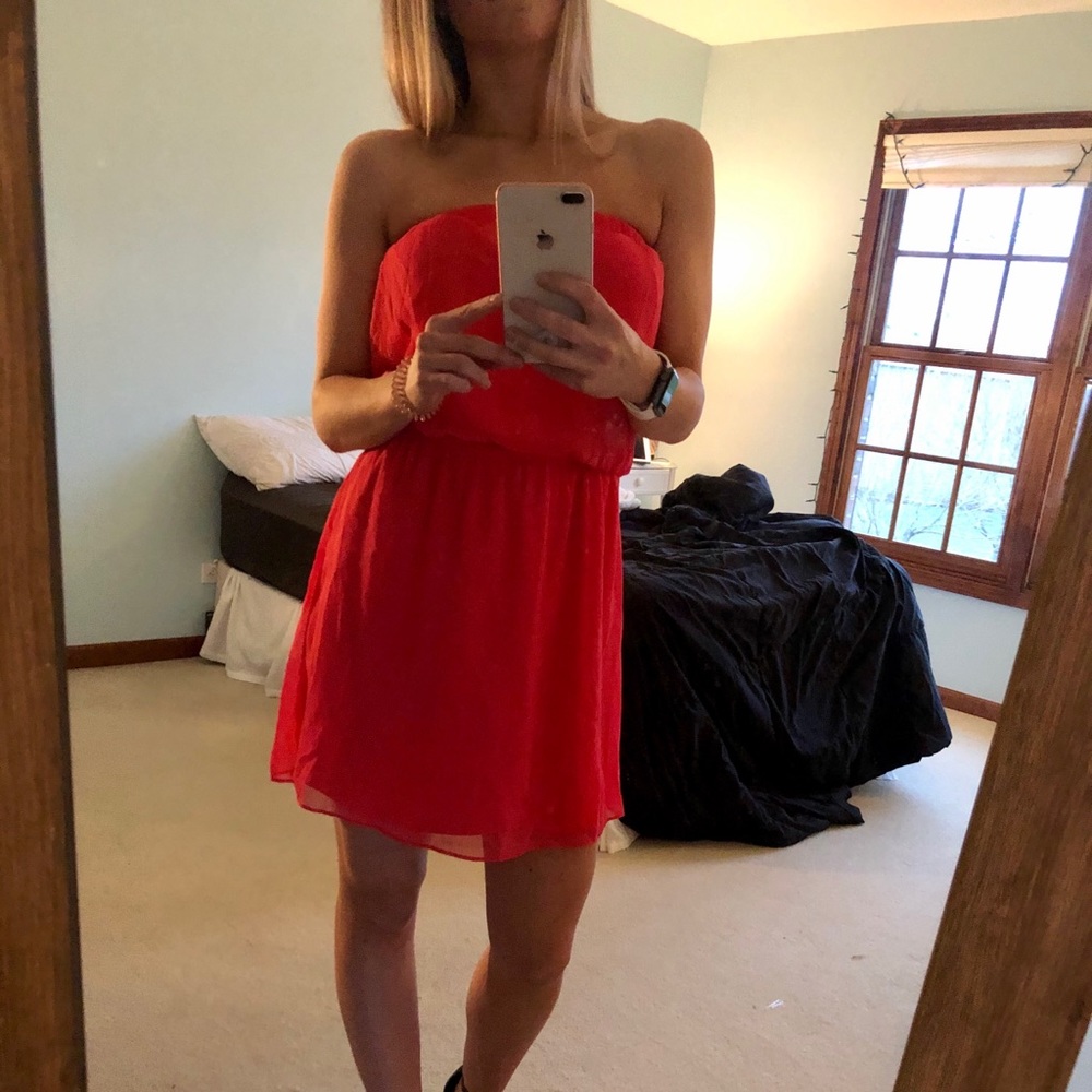 Express Strapless Dress